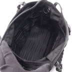 Prada Handbag Tessuto Passama 2-Way Black Nylon Tote Bag