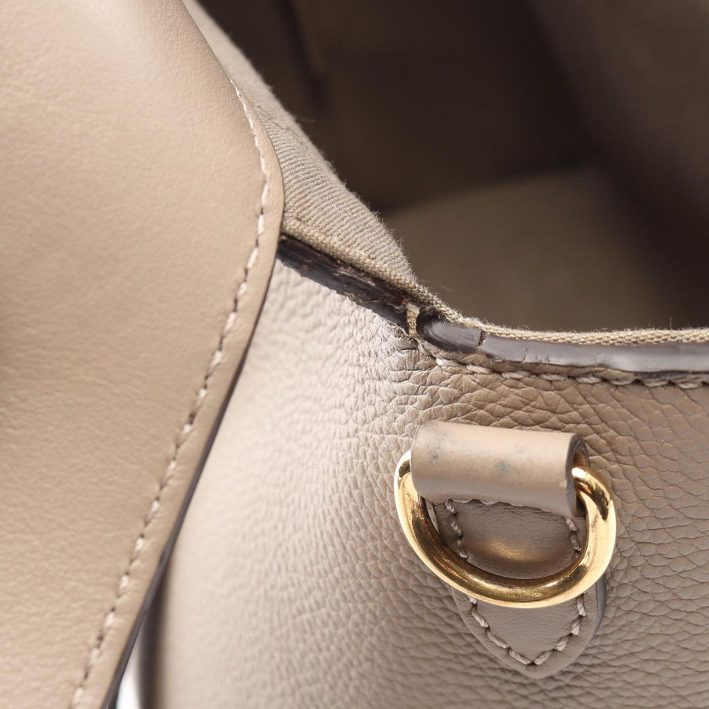 Fendi Handbag Boston 365 2-Way Gray Leather — view 8