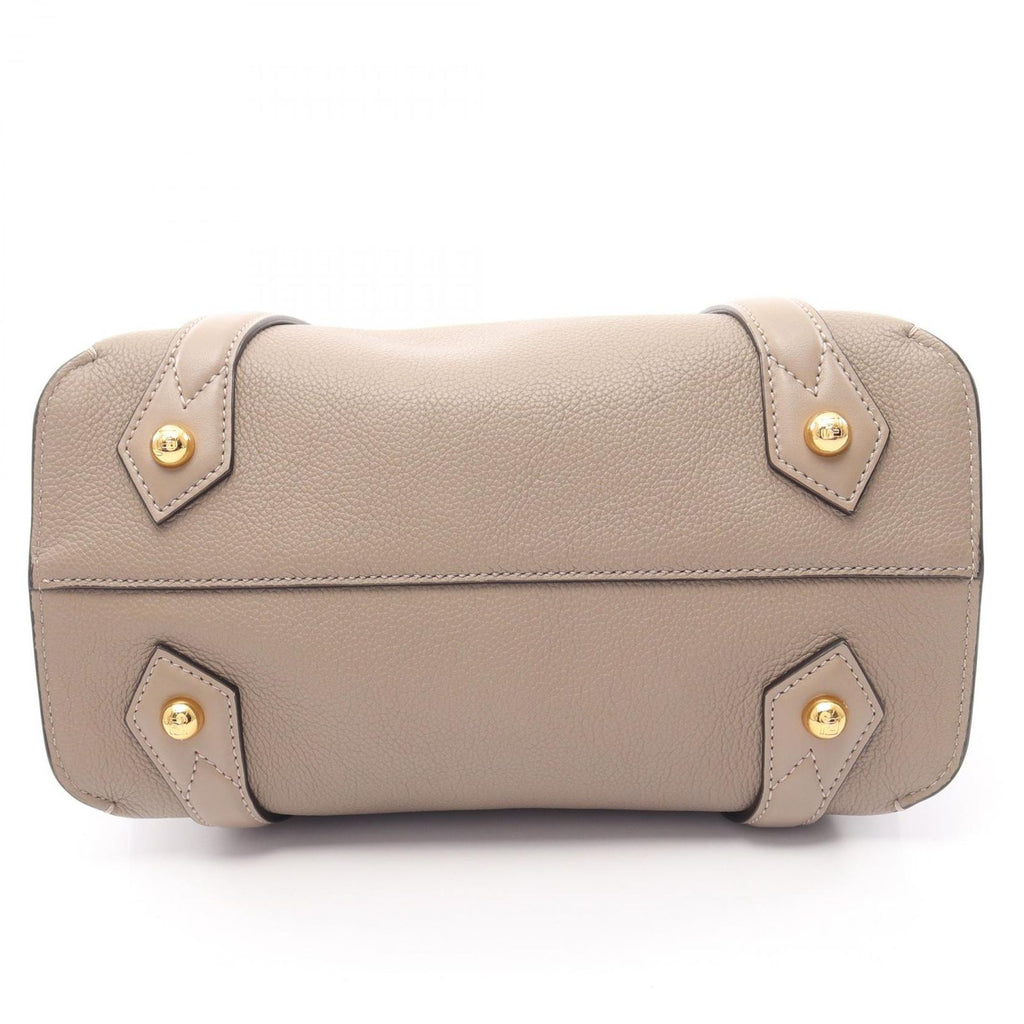 Fendi Handbag Boston 365 2-Way Gray Leather — view 5