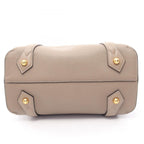 Fendi Handbag Boston 365 2-Way Gray Leather — view 5