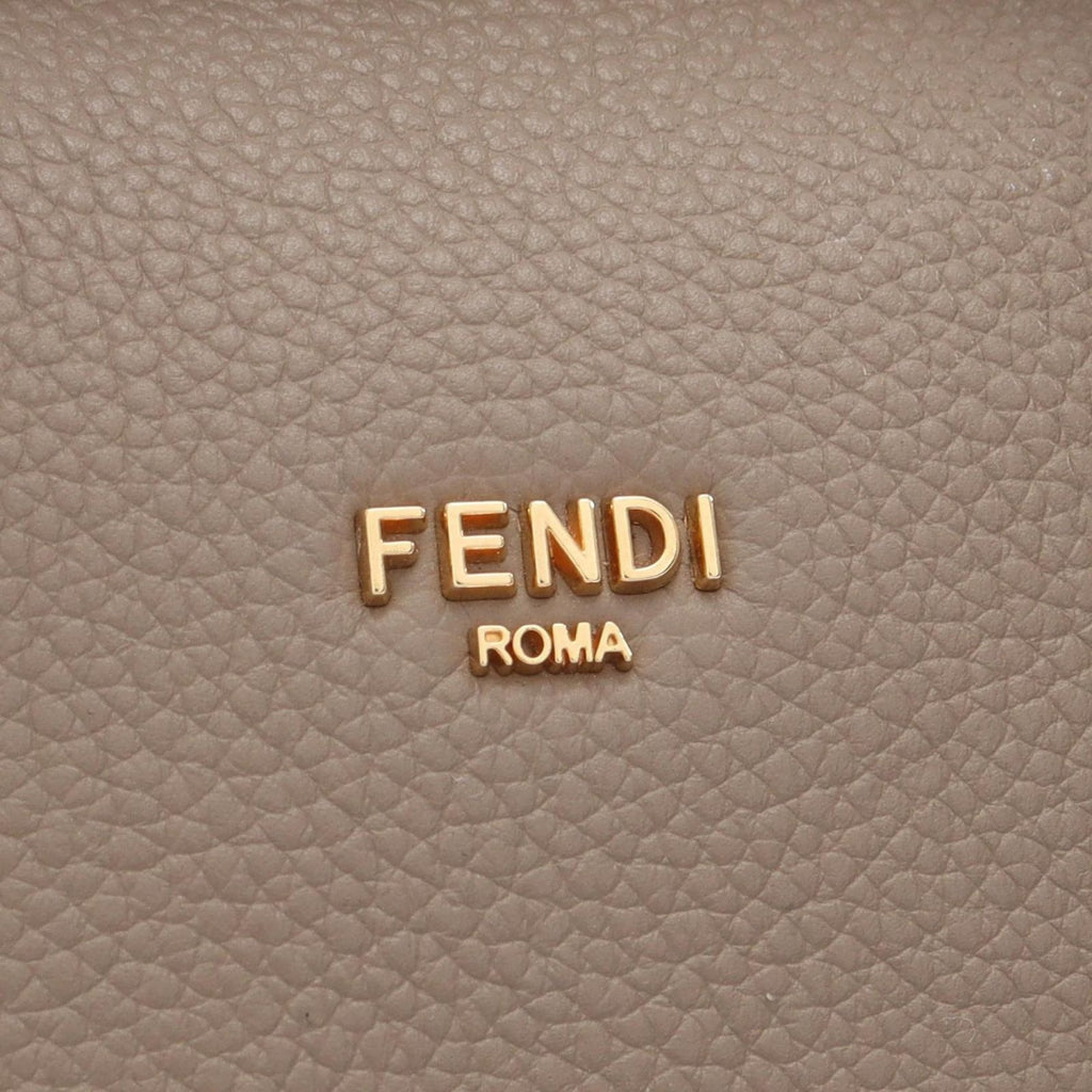Fendi Handbag Boston 365 2-Way Gray Leather — view 4