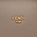 Fendi Handbag Boston 365 2-Way Gray Leather — view 4