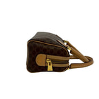 Celine Vintage Macadam Blason Pattern Leather 2-Way Mini Shoulder Bag Brown — view 6