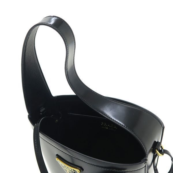Prada Leather Bucket Tote — view 5