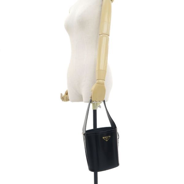 Prada Leather Bucket Tote — view 9