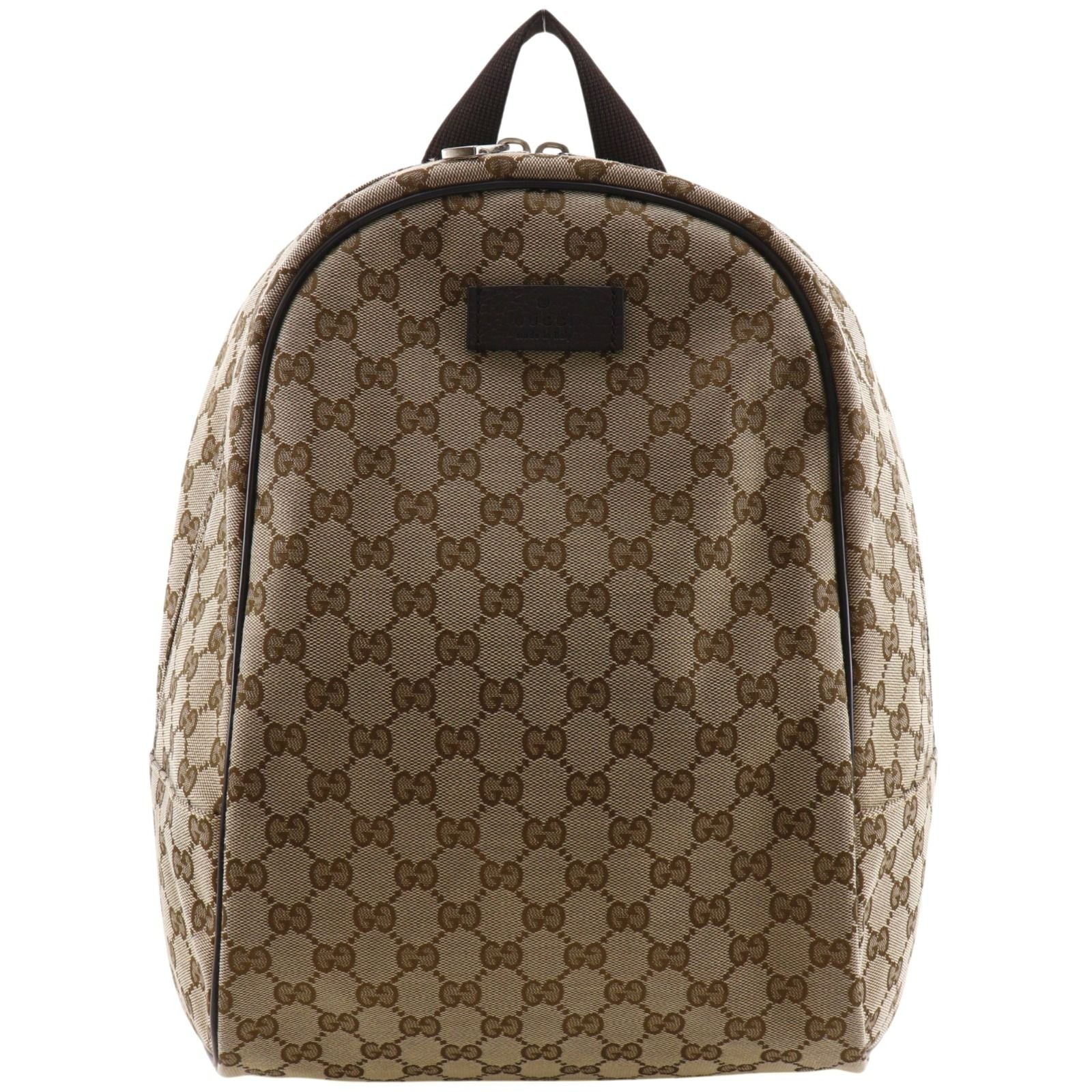 Gucci Backpack GG Canvas Brown