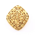 Chanel Brooch CC Logo Arabesque