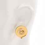 Chanel Earrings CC Logo Circle — view 4