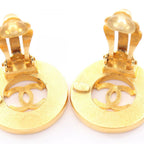 Chanel Earrings CC Logo Circle — view 5