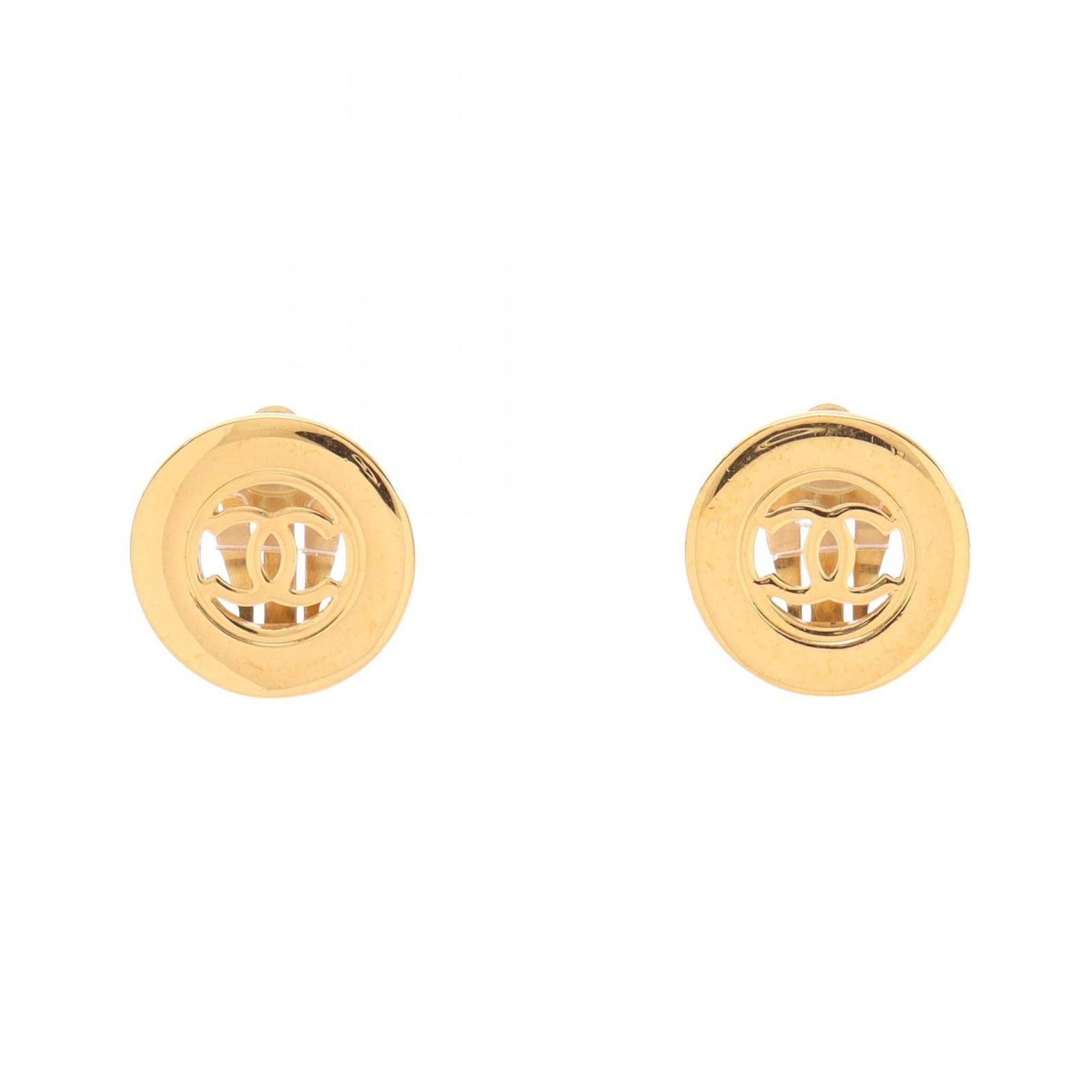 Chanel Earrings CC Logo Circle