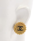 Chanel Earrings CC Logo Round — view 4