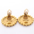 Chanel Earrings CC Logo Round — view 5