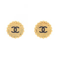 Chanel Earrings CC Logo Round