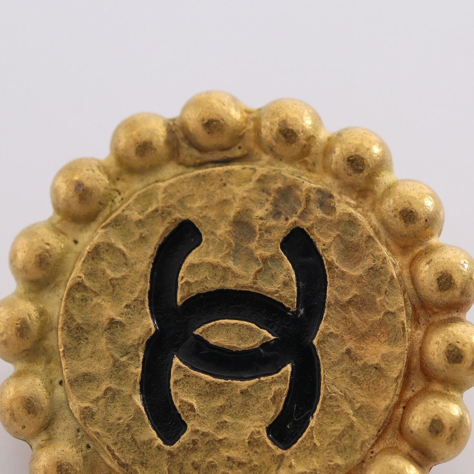Chanel Earrings CC Logo Round — view 7