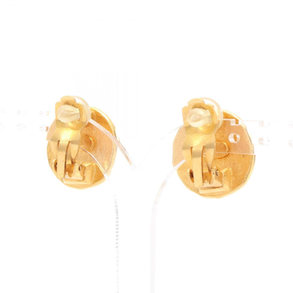 Chanel Earrings CC Logo Dot Round — view 2