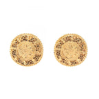 Chanel Earrings CC Logo Round