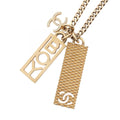 Chanel Necklace CC Logo Plate
