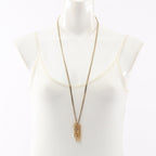 Chanel Necklace CC Logo Plate