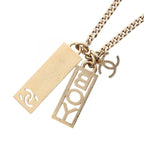 Chanel Necklace CC Logo Plate