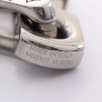 Louis Vuitton Necklace Collier Chain Monogram Silver Stainless Steel — view 5