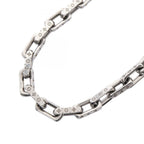 Louis Vuitton Necklace Collier Chain Monogram Silver Stainless Steel