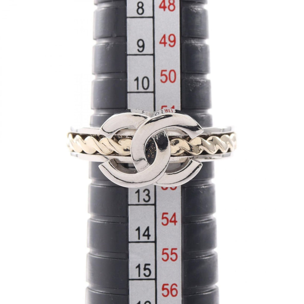 Chanel Ring CC Logo Stainless Steel — view 5