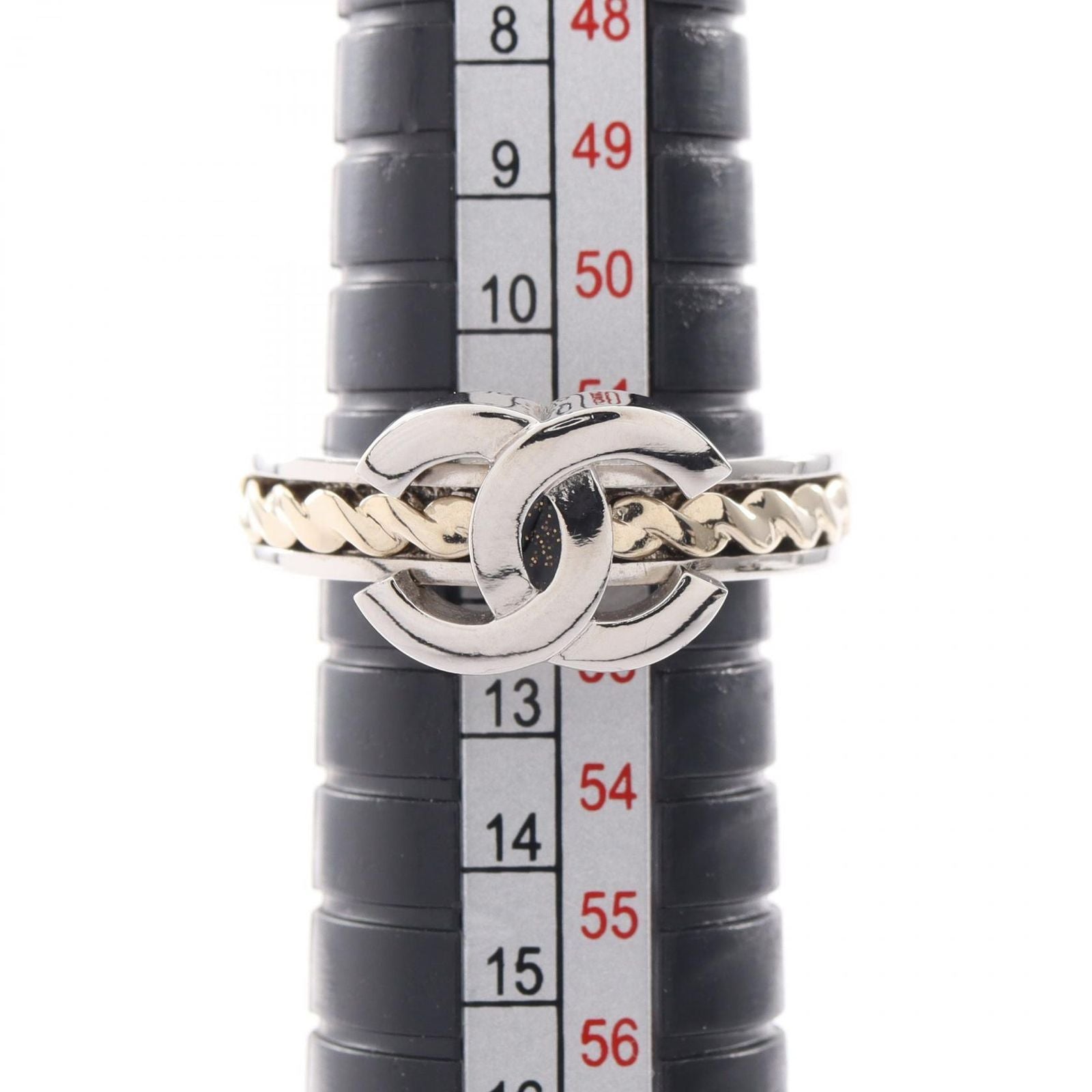 Chanel Ring CC Logo Stainless Steel — view 5