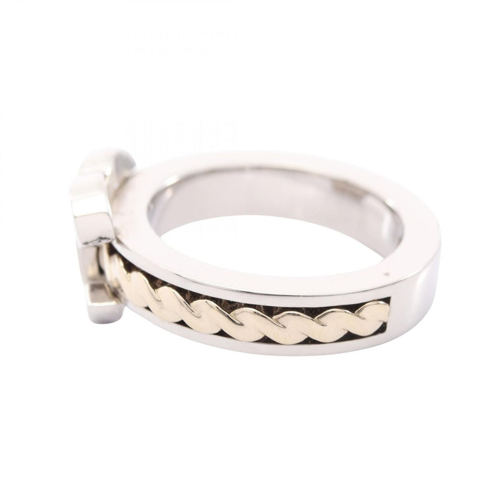 Chanel Ring CC Logo Stainless Steel — view 2