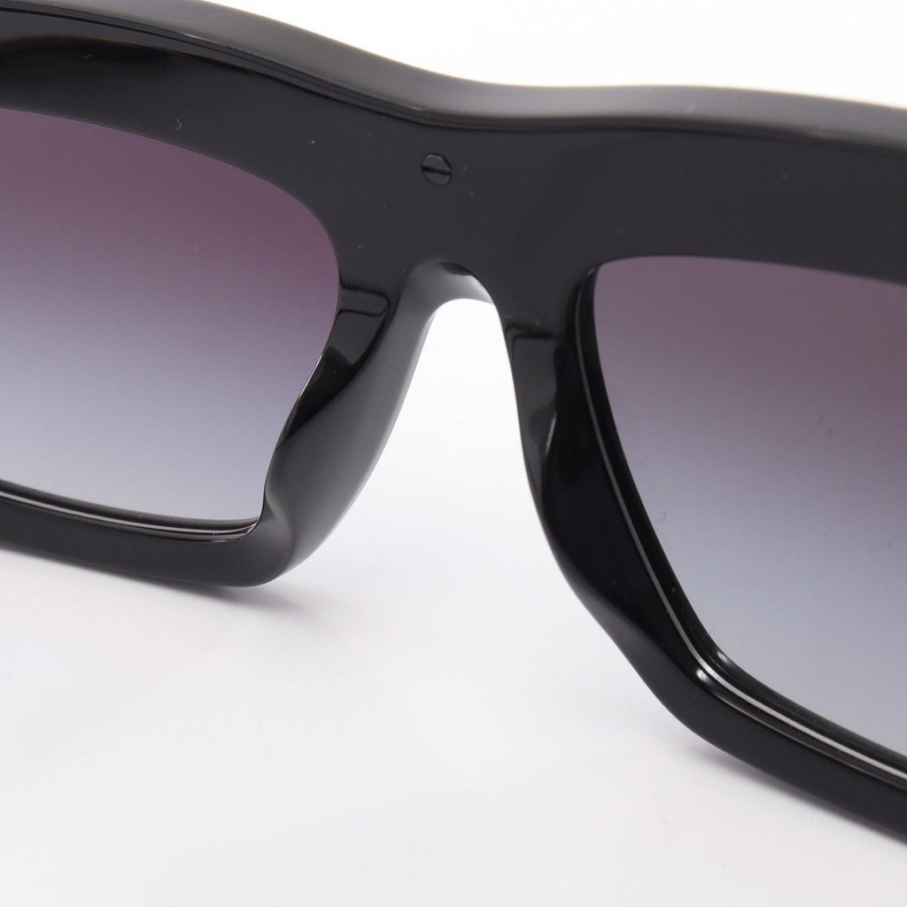 Chanel Sunglasses with CC Logo Chain Black Leather Eyewear — view 6