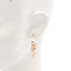 Chanel Earrings CC Logo Hoop — view 5