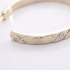 Chanel Earrings CC Logo Hoop — view 8