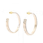 Chanel Earrings CC Logo Hoop — view 3
