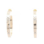 Chanel Earrings CC Logo Hoop — view 2