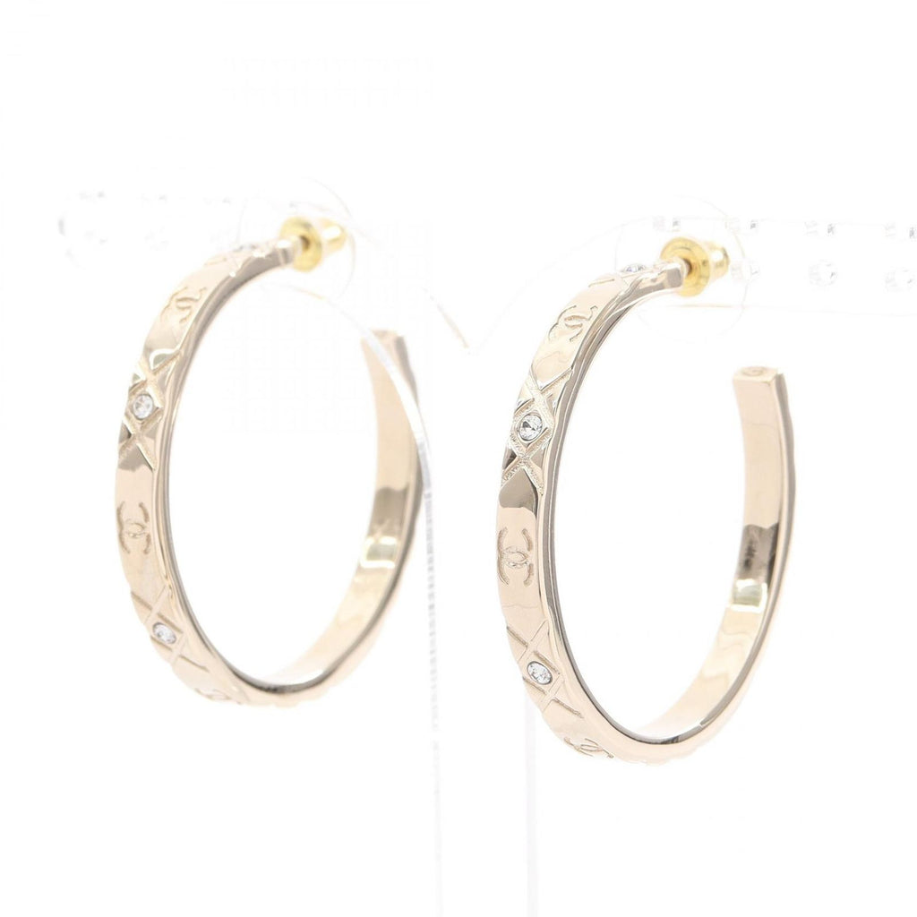 Chanel Earrings CC Logo Hoop