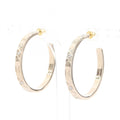 Chanel Earrings CC Logo Hoop