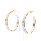 Chanel Earrings CC Logo Hoop
