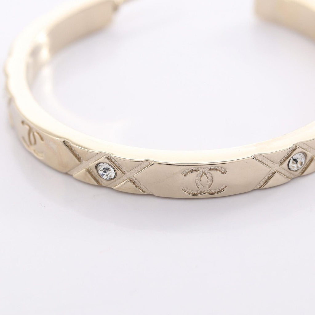 Chanel Earrings CC Logo Hoop — view 6