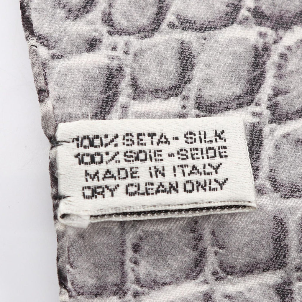 Chanel Scarf Croco Silk — view 3