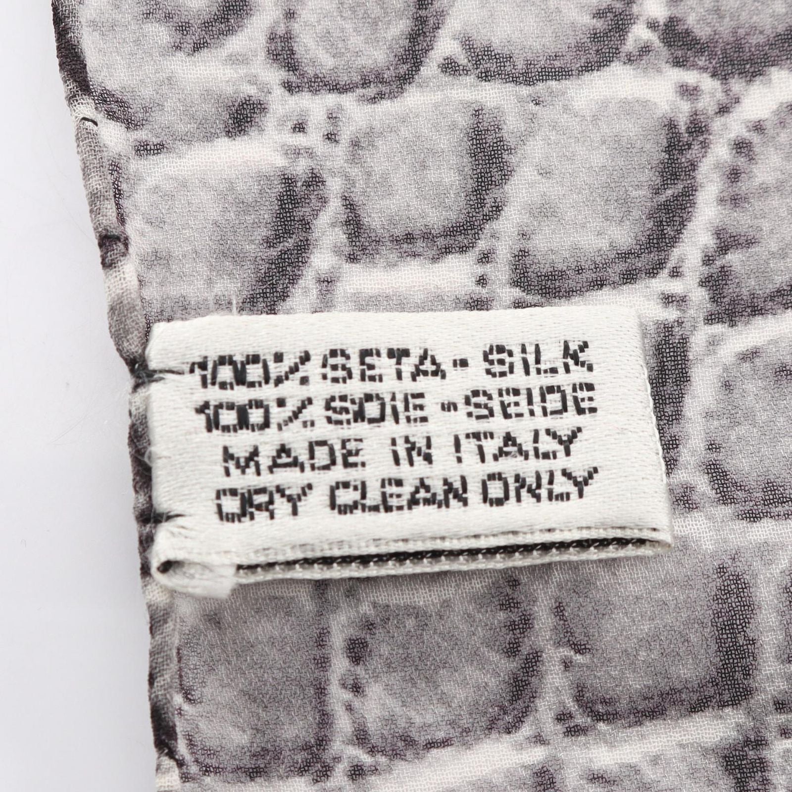 Chanel Scarf Croco Silk — view 3