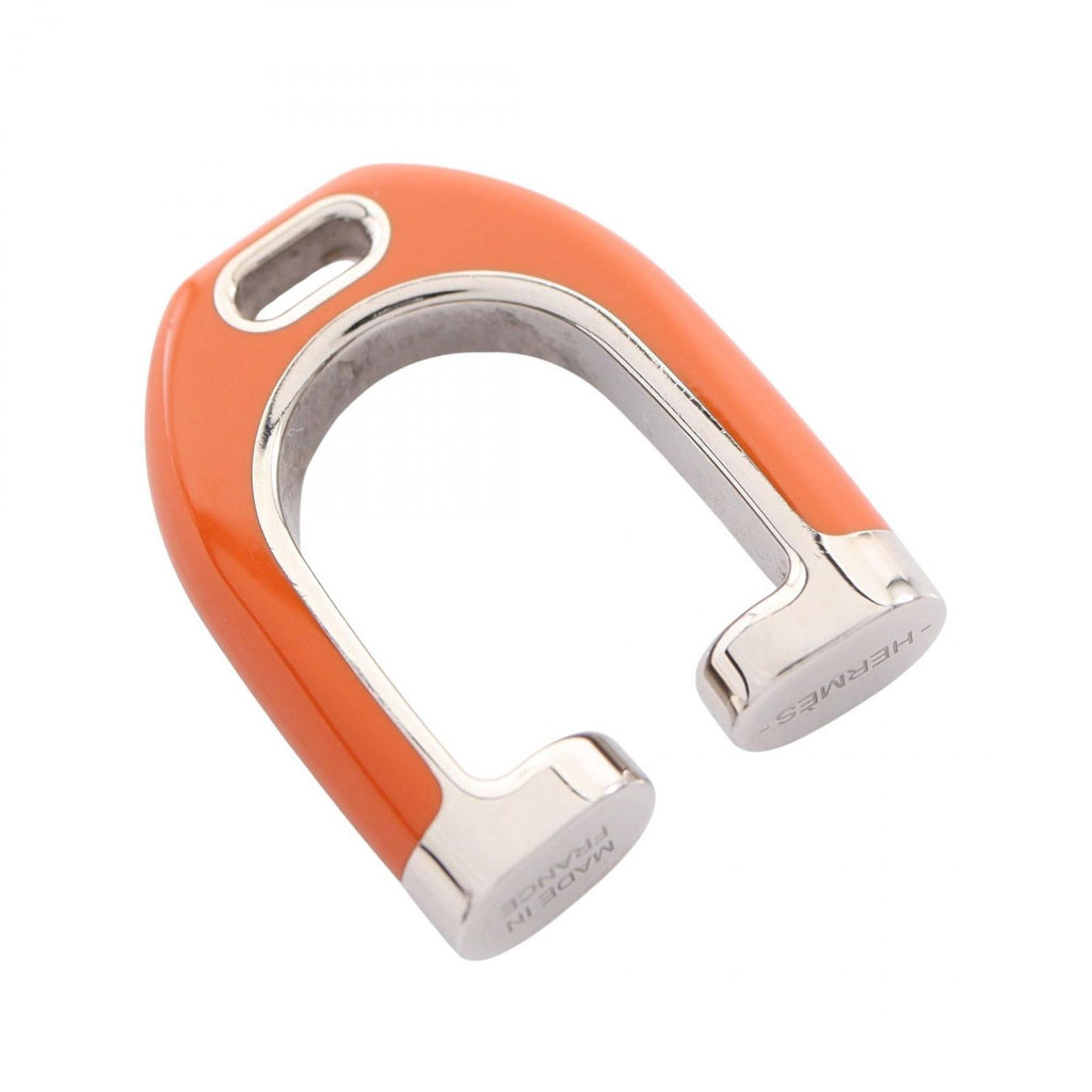 Hermes Etrier Stainless Steel Earring — view 2