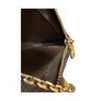 Louis Vuitton Damier Pochette Cles Brown Gold Coin Case — view 5