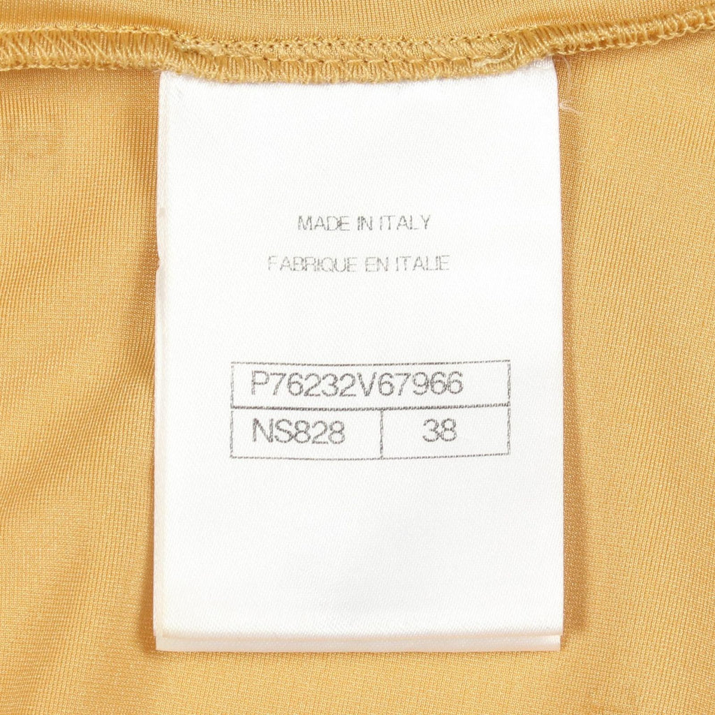Chanel Top CC Logo All Over Pattern Short Sleeve — view 5