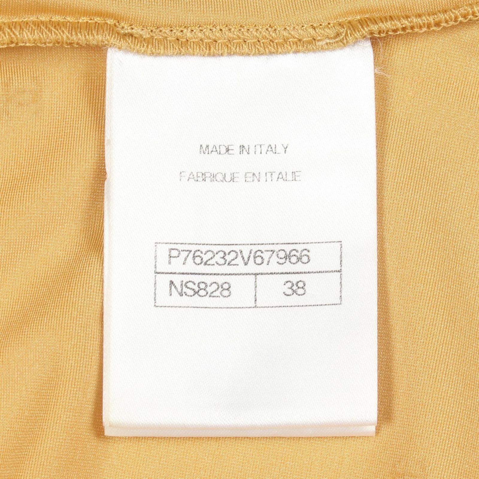Chanel Top CC Logo All Over Pattern Short Sleeve — view 5