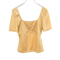 Chanel Top CC Logo All Over Pattern Short Sleeve