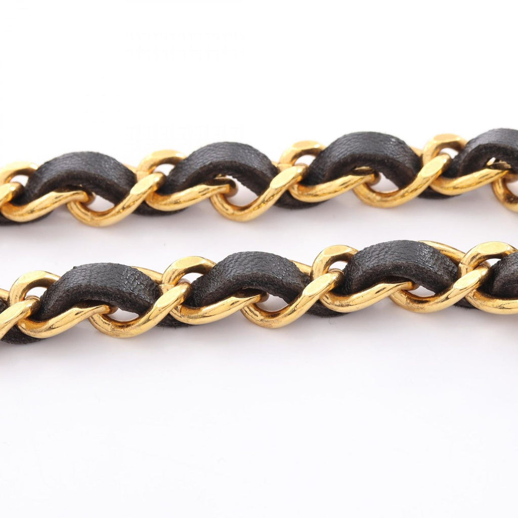 Chanel Belt CC Logo Chain Leather — view 6