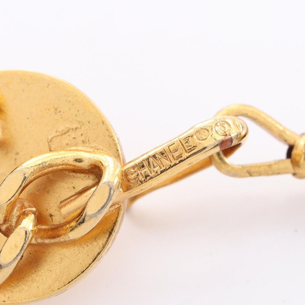 Chanel Belt CC Logo Chain Leather — view 4