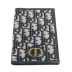 Dior 30 Montaigne Passport Case Beige Navy