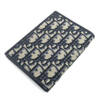 Dior 30 Montaigne Passport Case Beige Navy — view 2