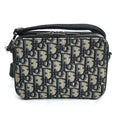 Dior Oblique Jacquard Shoulder Bag Beige Navy