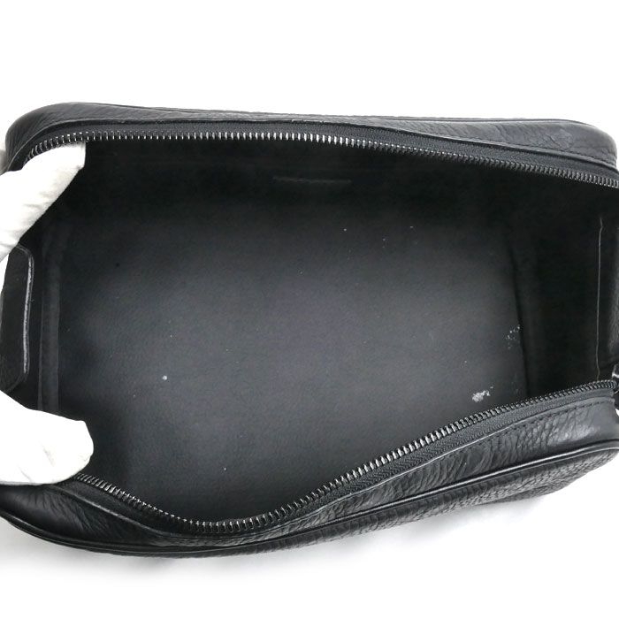 Louis Vuitton Dopp Kit Clutch Monogram Taurillon Noir — view 5